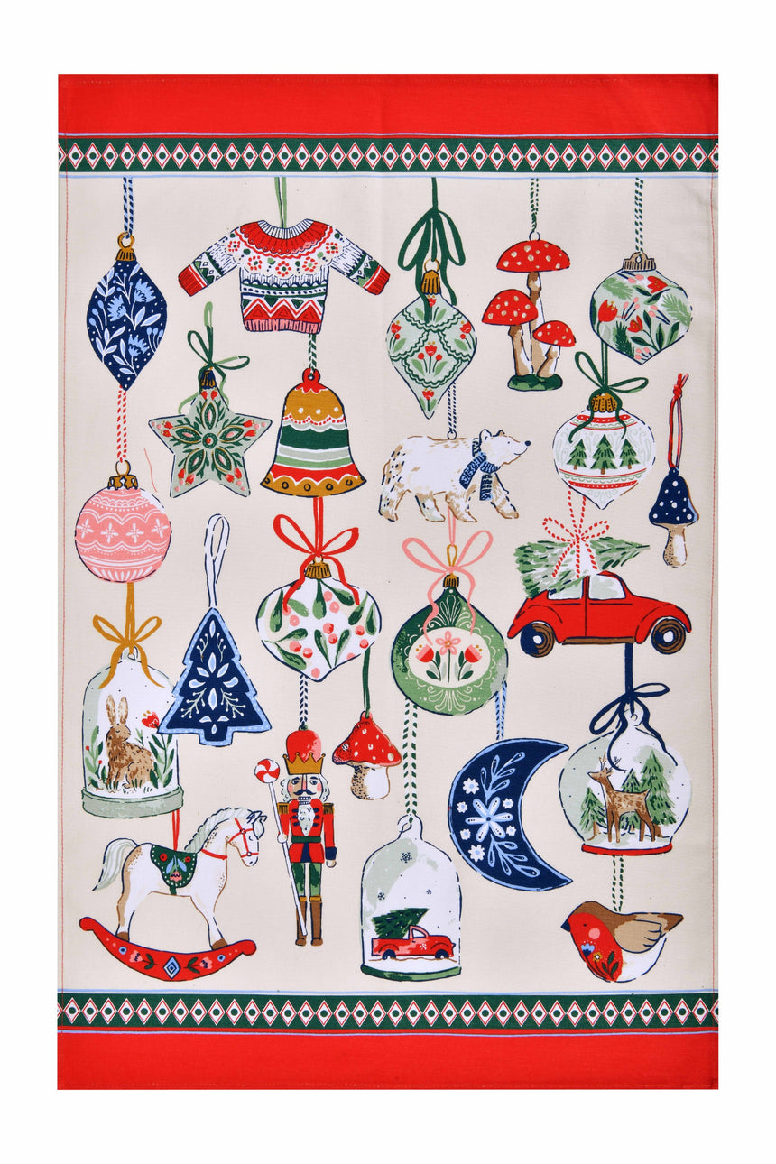 Ulster Weavers Christmas Ornaments Cotton Tea Towel