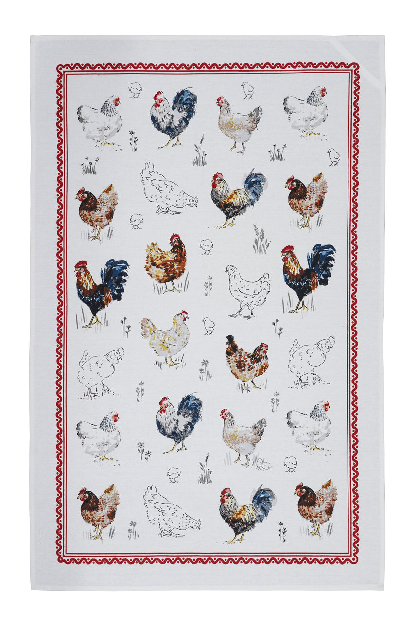 Ulster Weavers Farm Birds Cotton Tea Towel