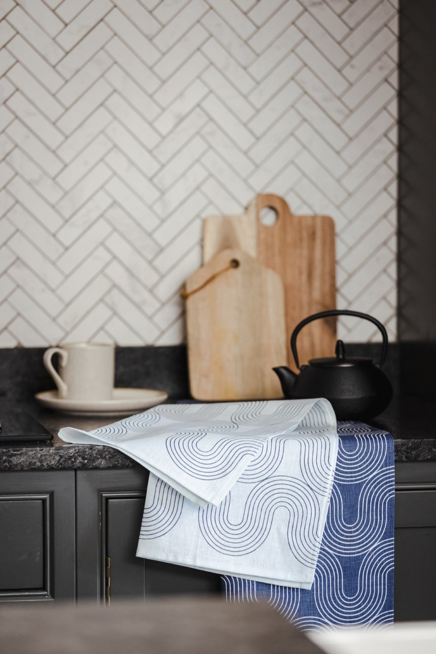 Ulster Weavers Causeway Geo Light Cotton Tea Towel