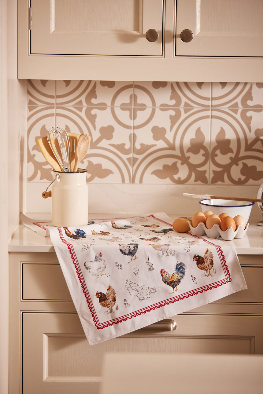 Ulster Weavers Farm Birds Cotton Tea Towel