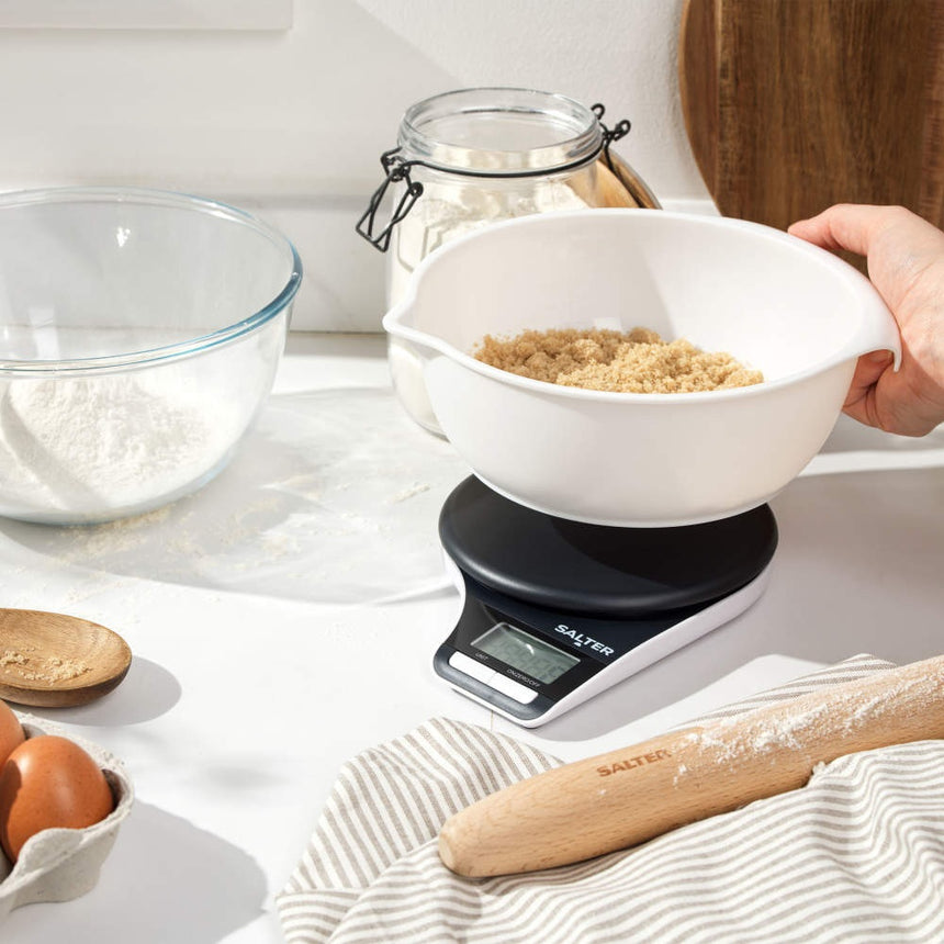 Salter Measuring Jug Electronic Kitchen Scale 1089BKWHDR