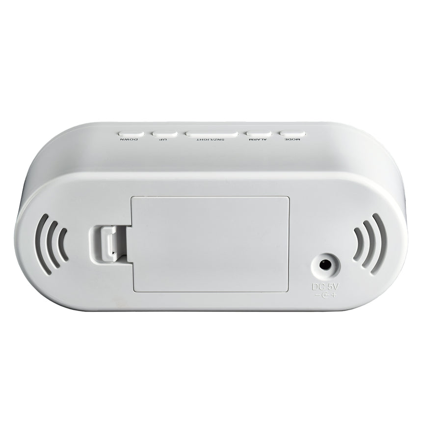 Acctim Cuscino 1.4" Oval LED clock with USB