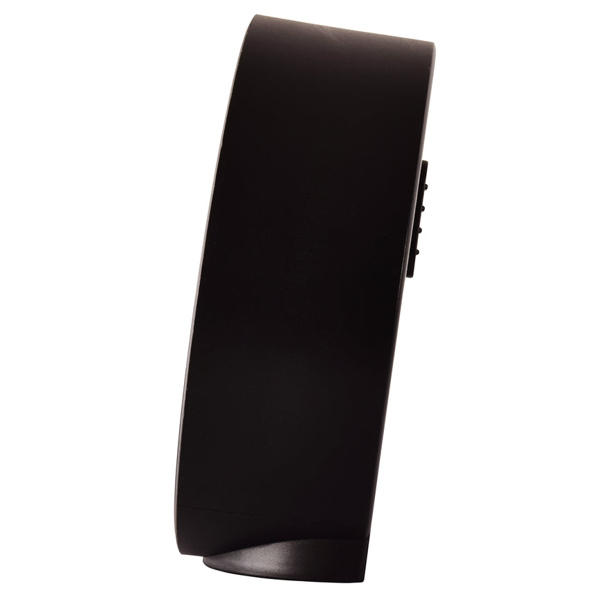 Acctim Circulo 1.4" Round LED clock with USB in Black