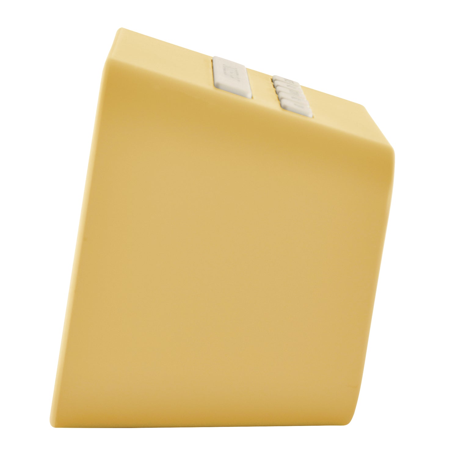 Acctim Alta Reflection LCD Alarm clock in Mustard