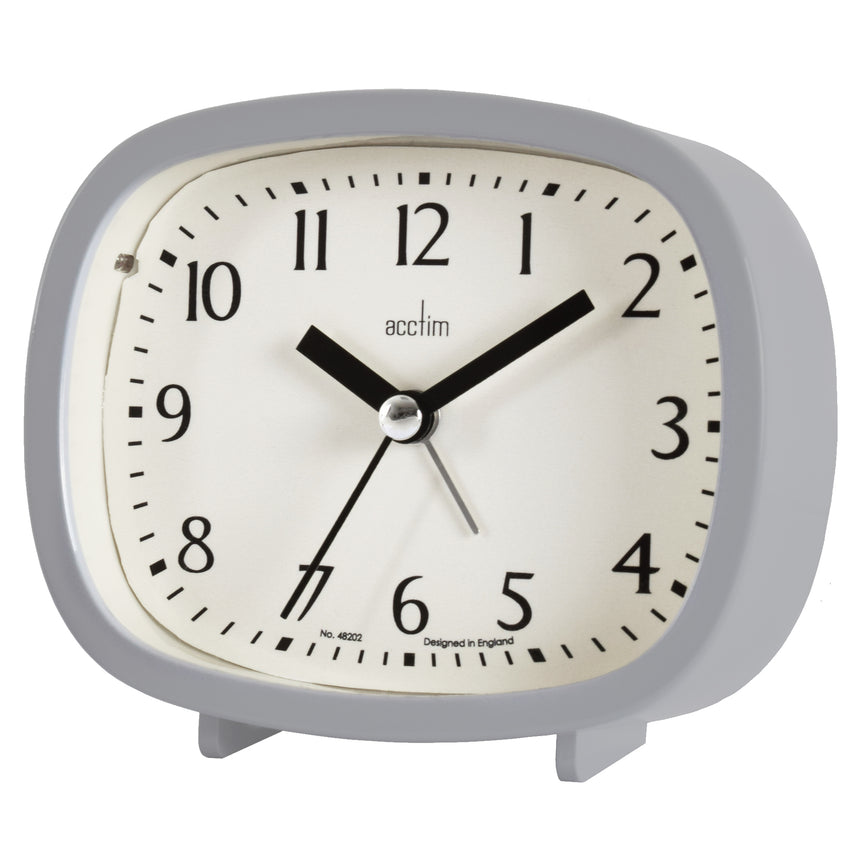 Acctim Hilda Alarm clock in Pigeon Grey