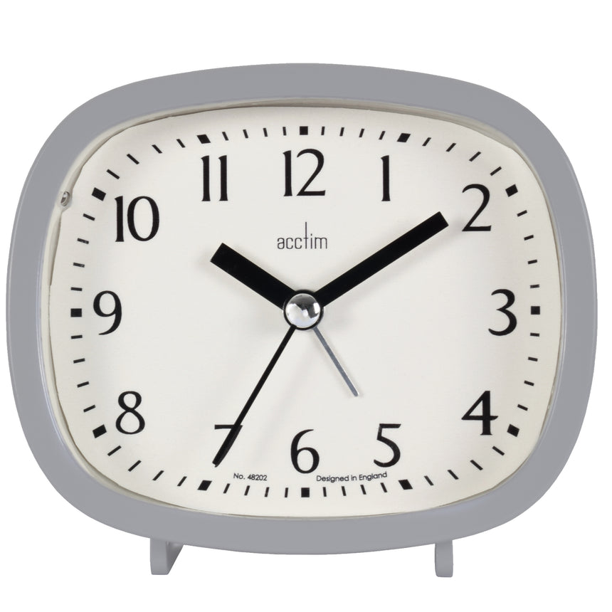 Acctim Hilda Alarm clock in Pigeon Grey