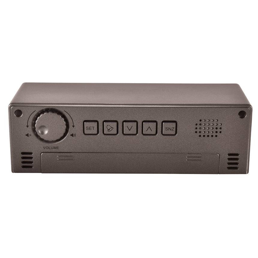 Acctim Karminski Reflection LCD clock in Grey