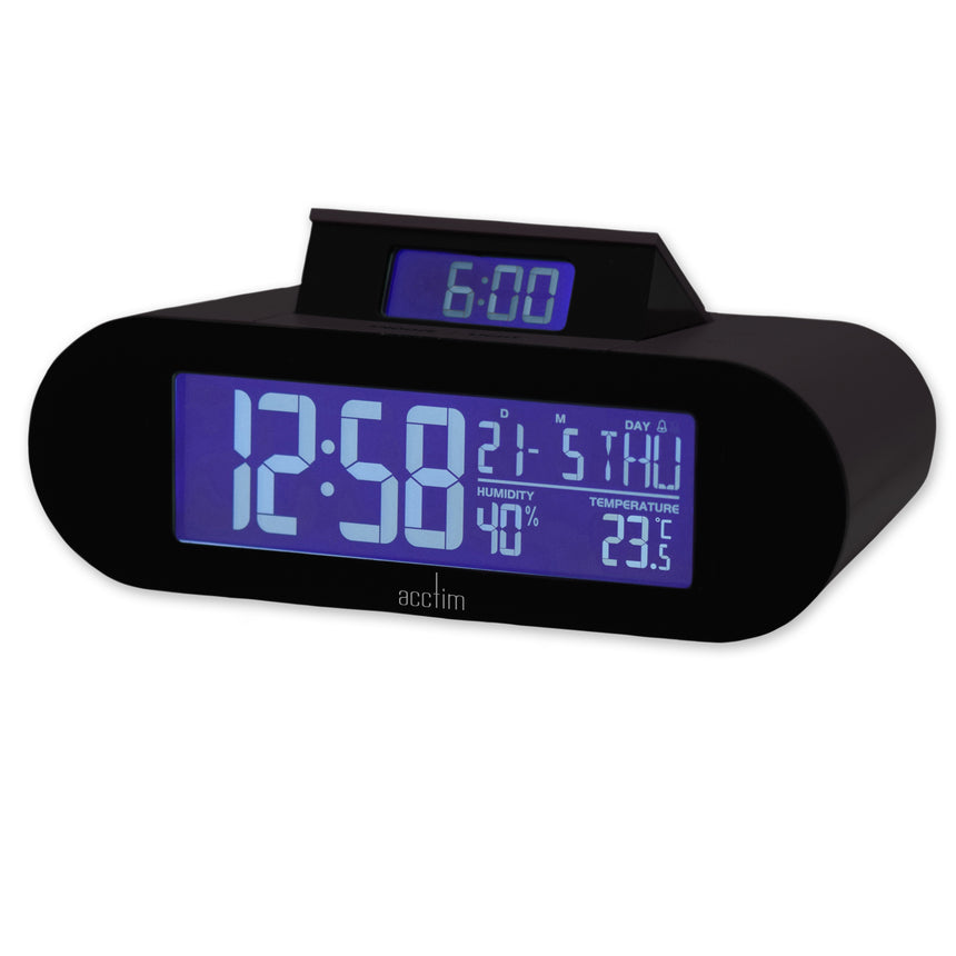 Acctim Kian LCD Alarm clock in Soot