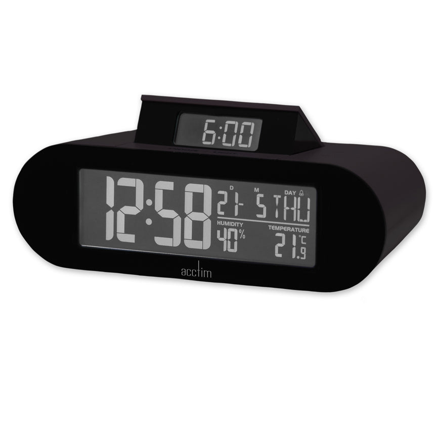 Acctim Kian LCD Alarm clock in Soot