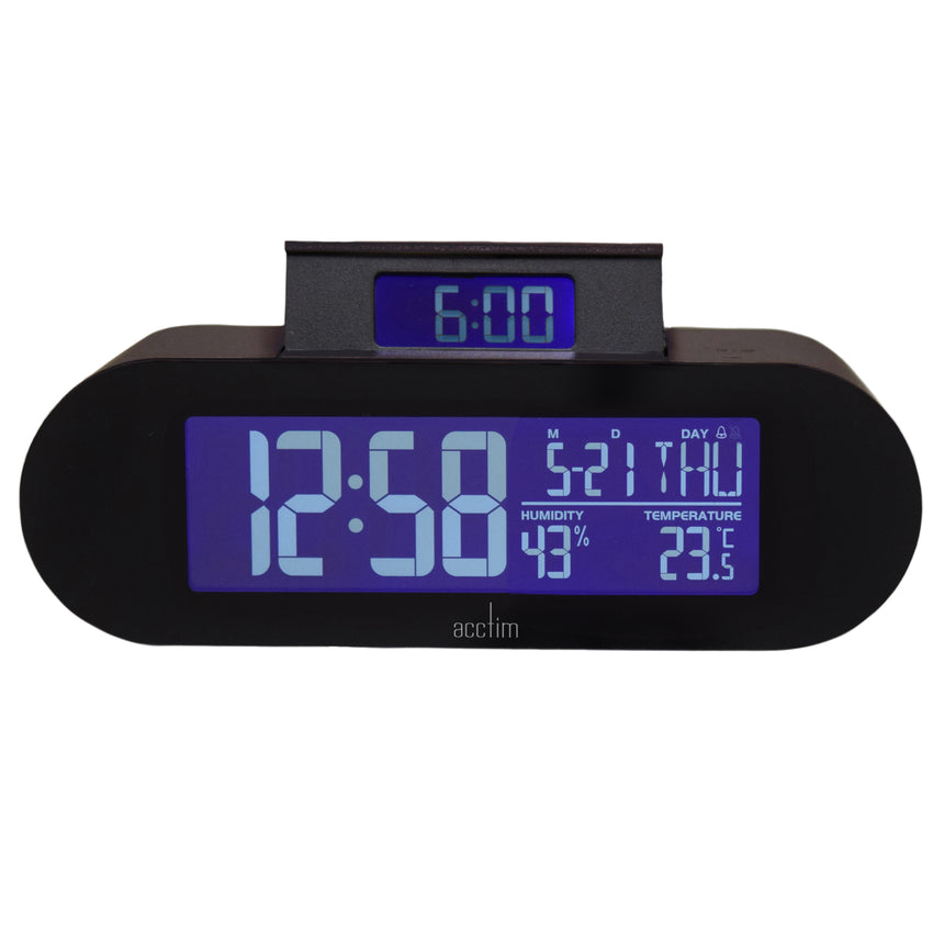 Acctim Kian LCD Alarm clock in Soot