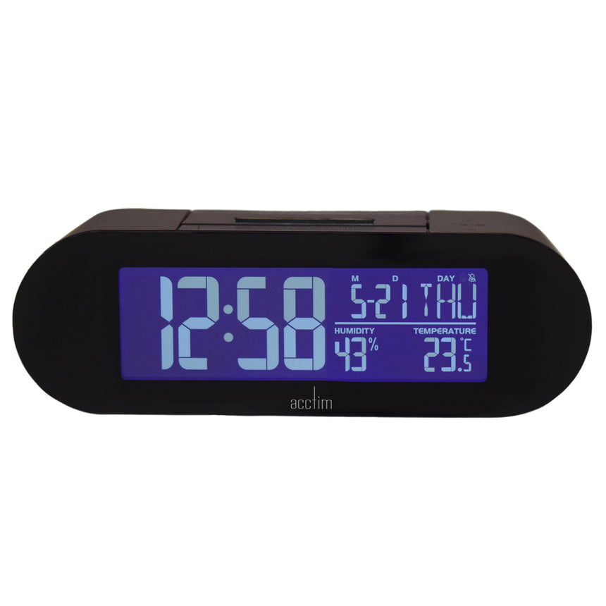 Acctim Kian LCD Alarm clock in Soot