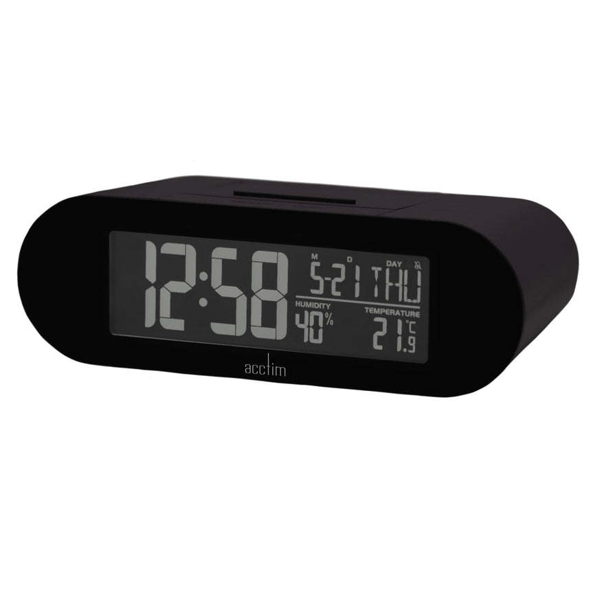 Acctim Kian LCD Alarm clock in Soot