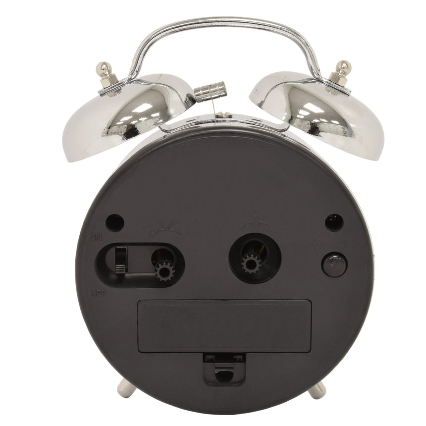 Acctim Hardwick Chrome Double bell alarm clock