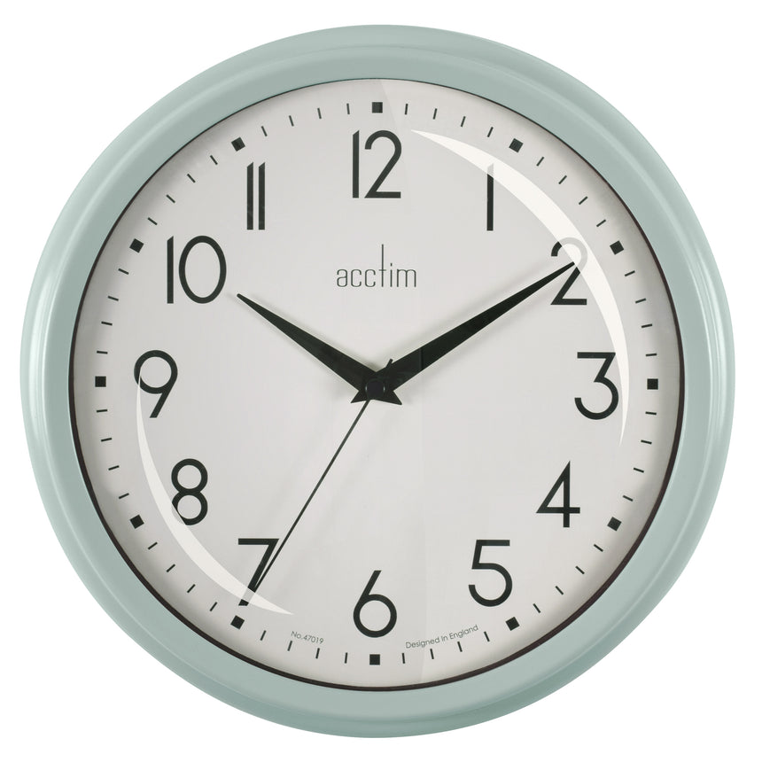 Acctim Elodie 26cm Retro wall clock in Grey