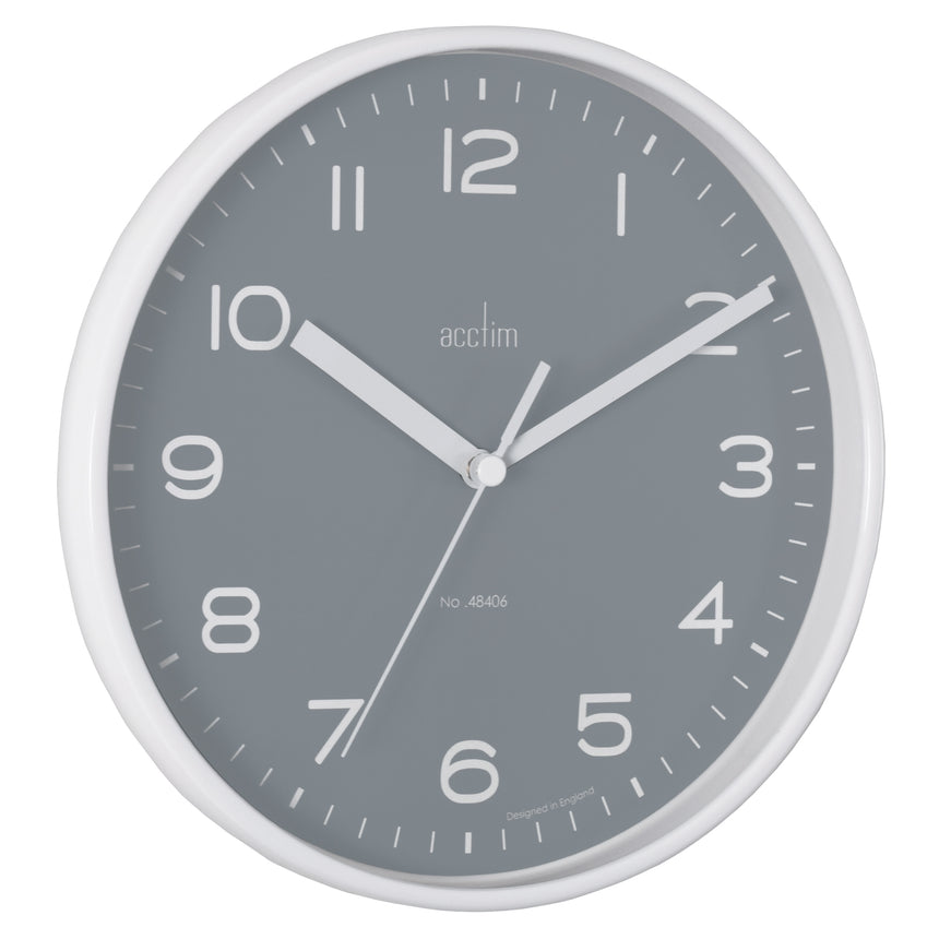 Acctim Runwell wall clock in Dusk