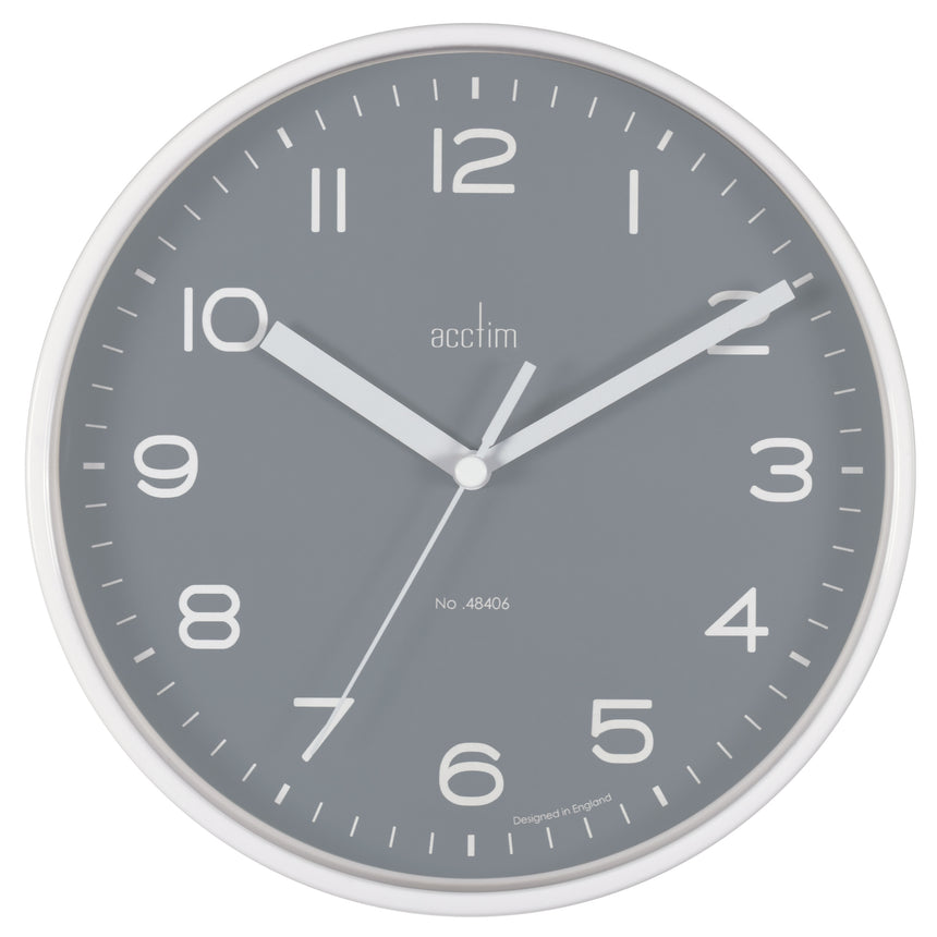 Acctim Runwell wall clock in Dusk