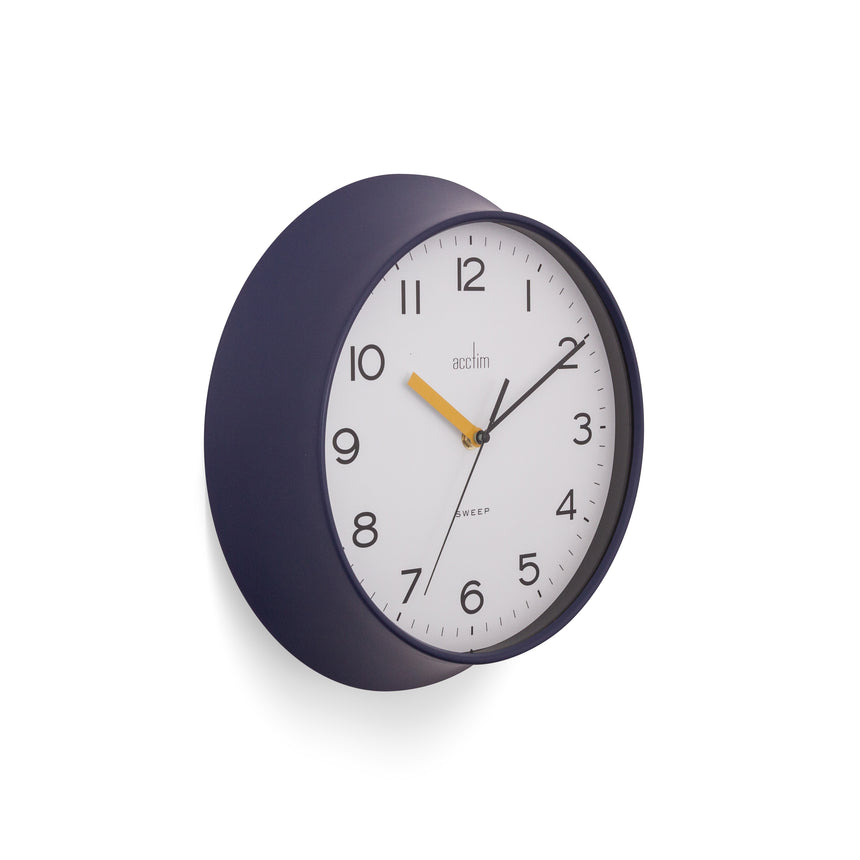 Acctim Rhea 29cm wall clock in Midnight