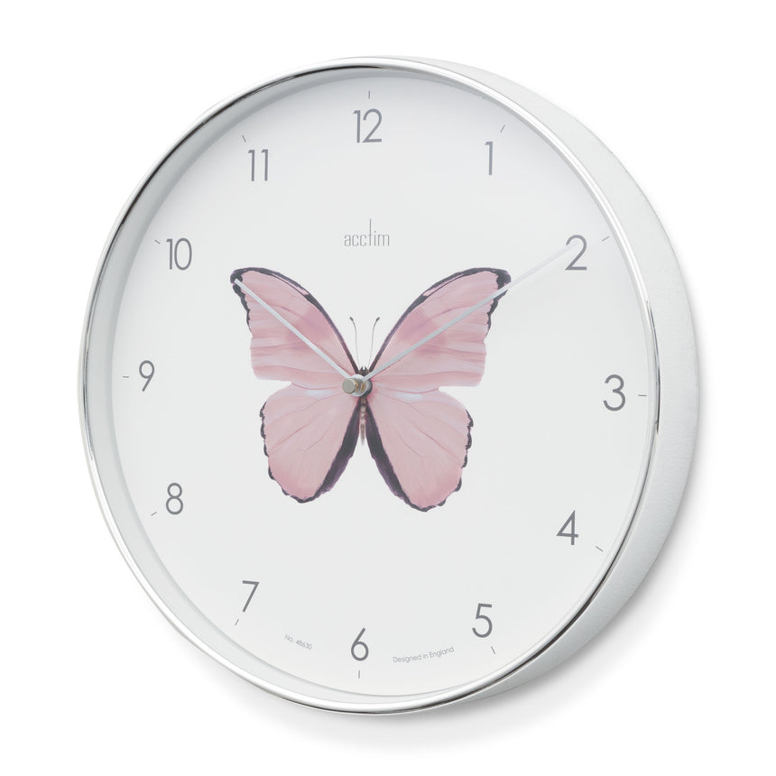 Acctim Society Butterfly 30cm wall clock