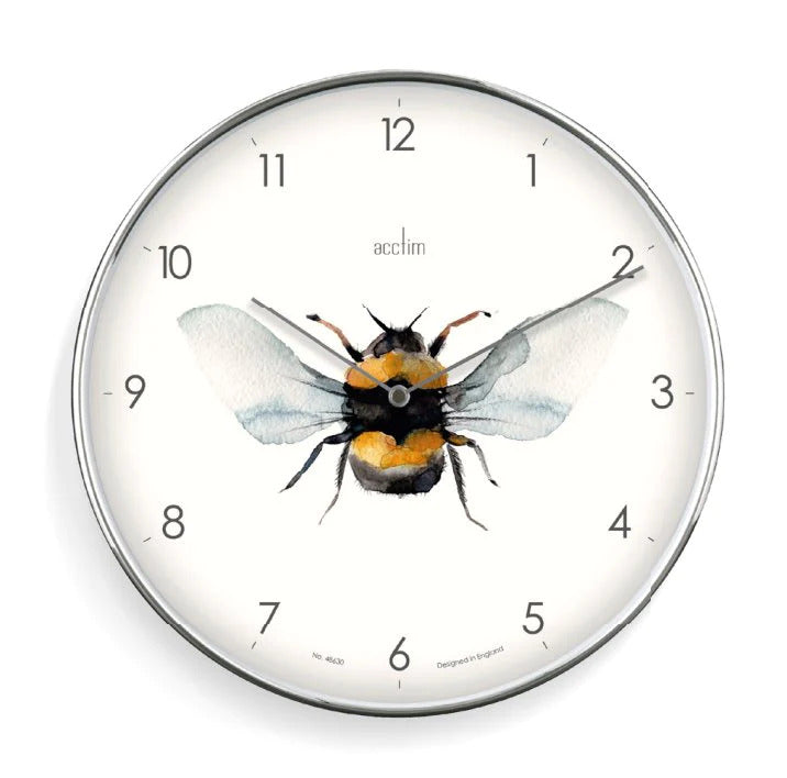 Acctim Society Bee 30cm wall clock