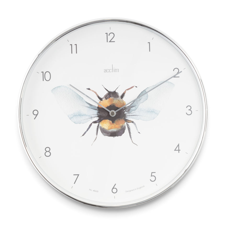 Acctim Society Bee 30cm wall clock