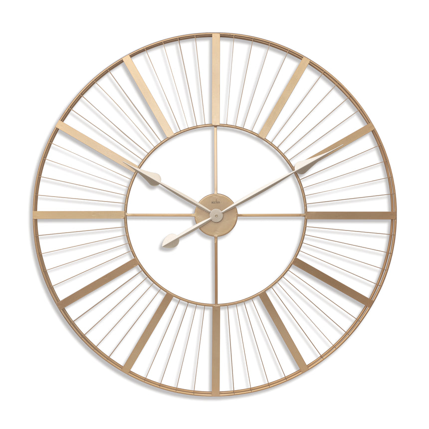 Acctim Gardner 80cm XXL Gold Indoor/Outdoor wall clock