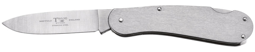 Taylors Stainless Steel Clip Blade Locking - 371
