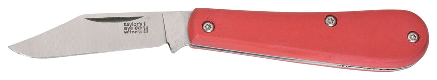 Taylors Endurance Red Clip Blade Knife 10cm - 742R