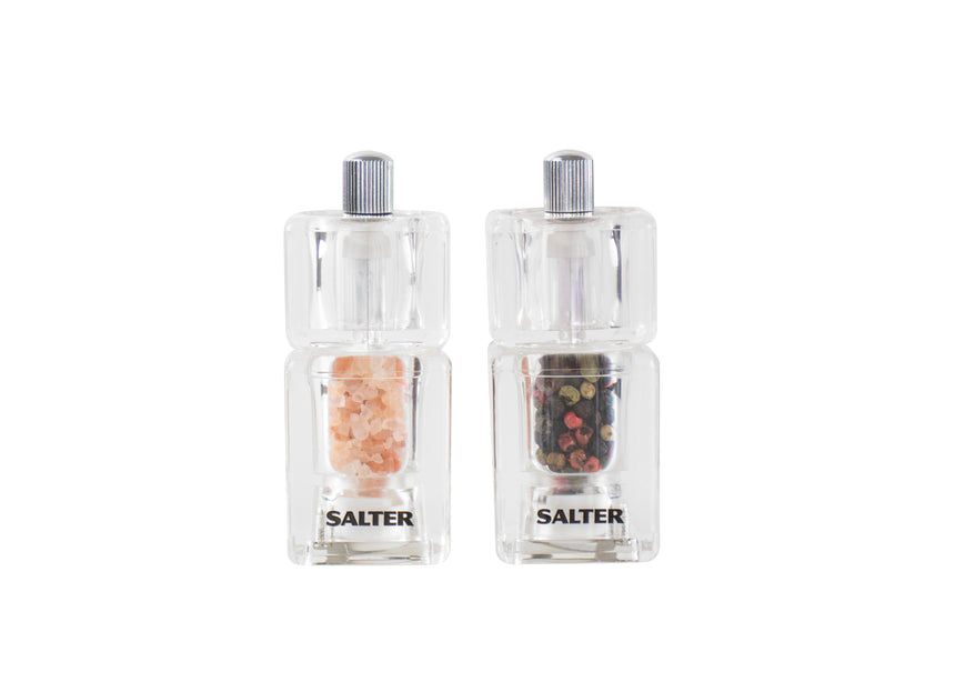 Salter Mini Salt & Pepper Mills Set 7605CLXR
