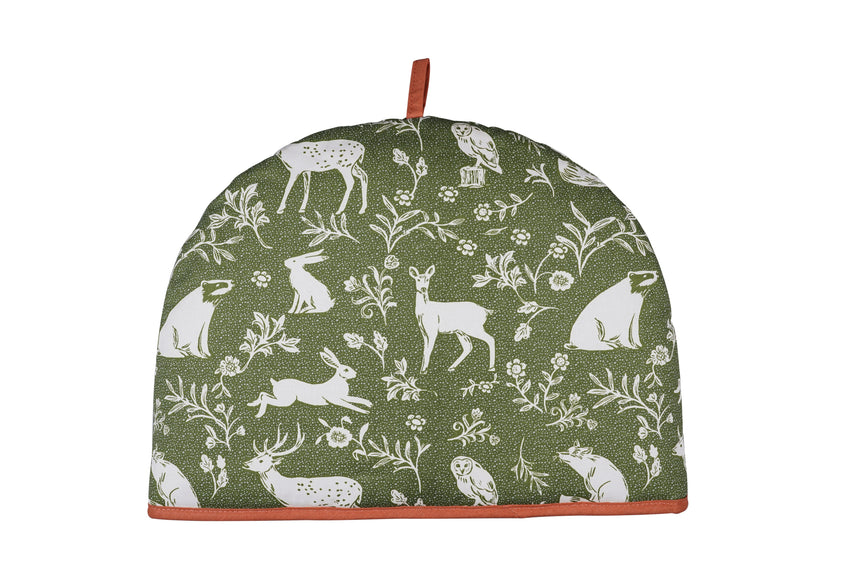 Ulster Weavers Forest Friends Sage Cotton Tea Cosy