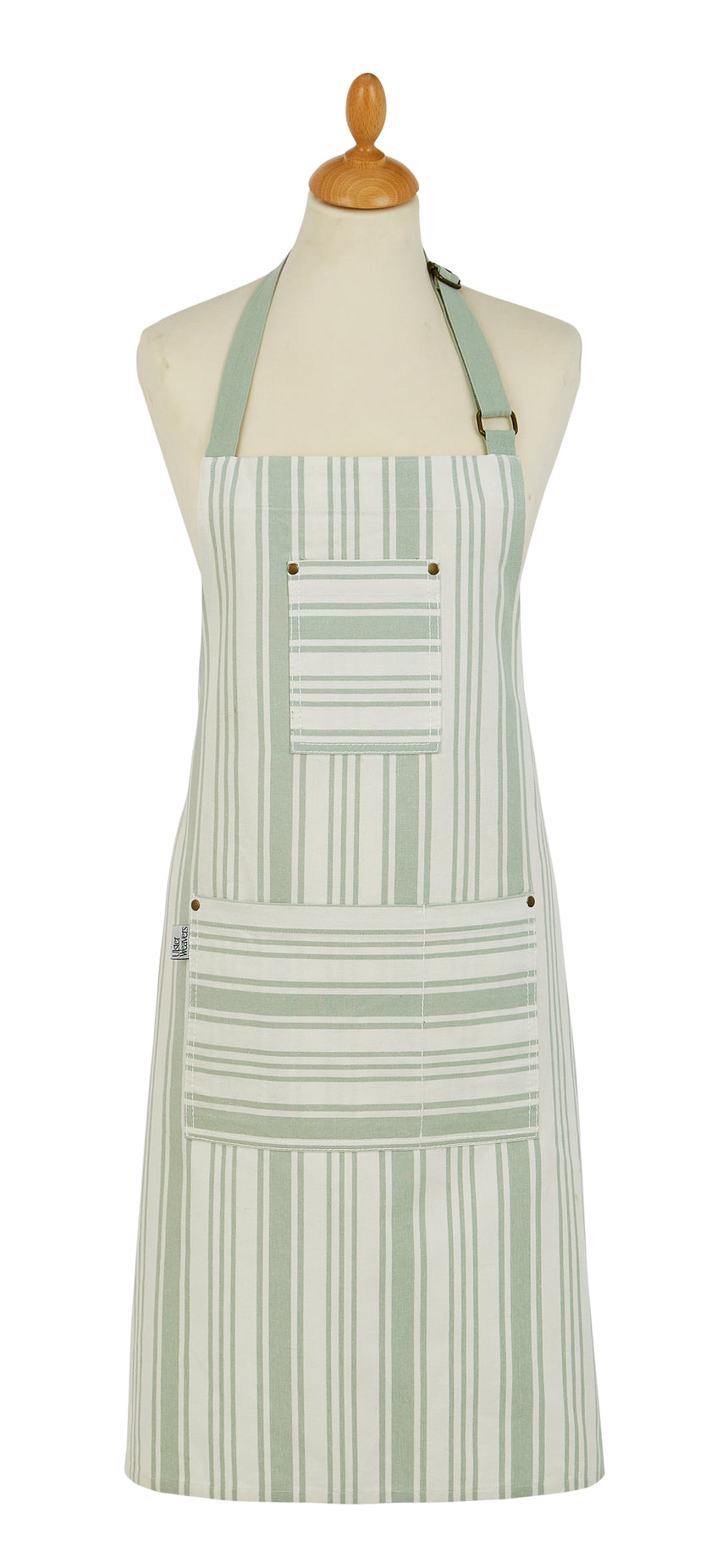 Ulster Weavers Sage Stripe Cotton Apron