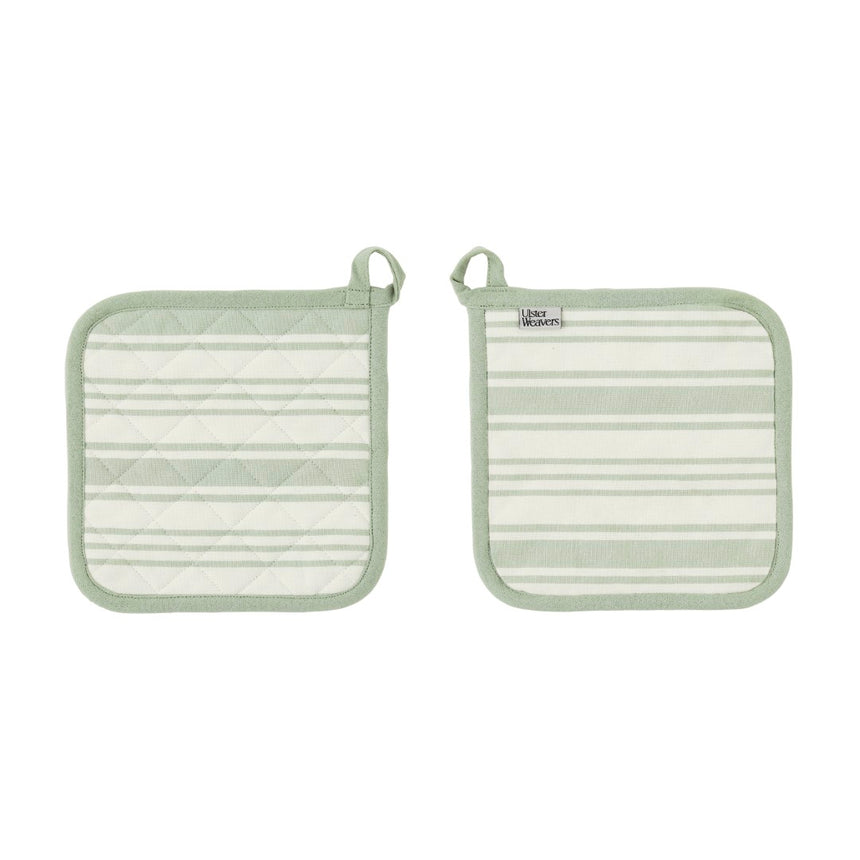 Ulster Weavers Sage Stripe Cotton Pot Mat