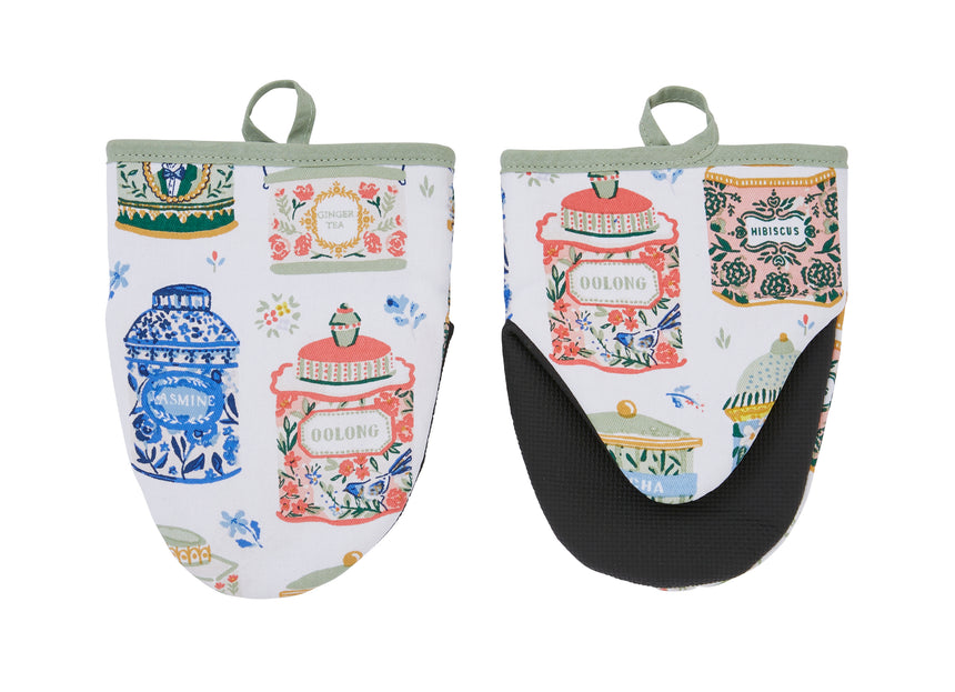 Ulster Weavers Tea Tins Cotton Microwave Mitts