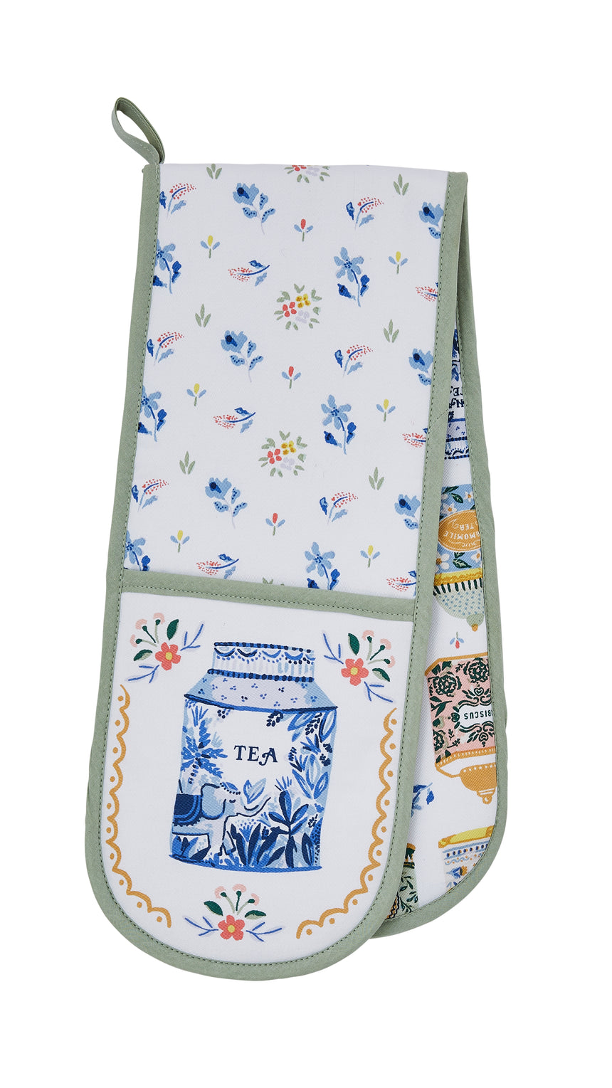 Ulster Weavers Tea Tins Double Oven Glove