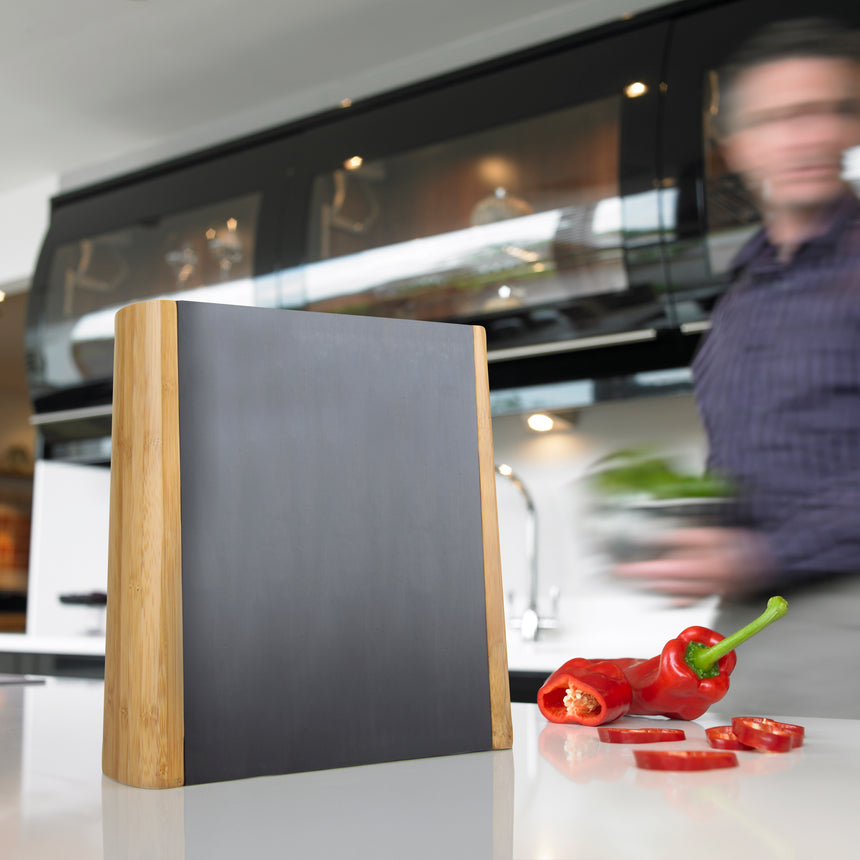 Taylors Double Sided Bamboo Magnetic Universal Knife Block