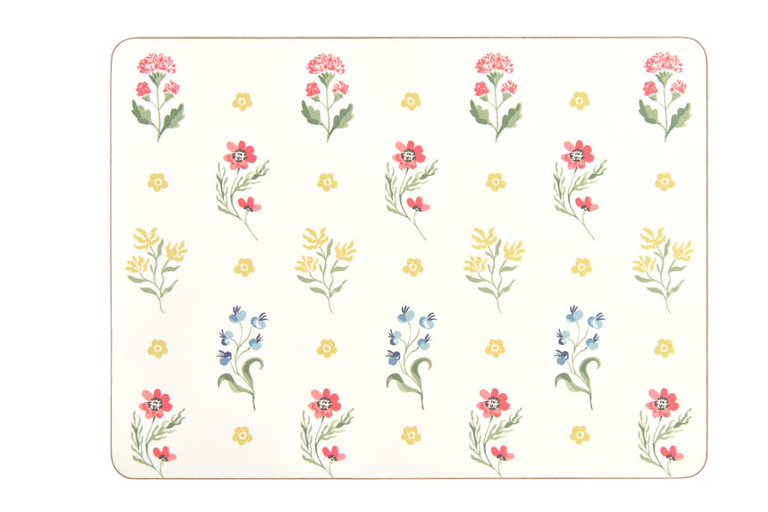 Ulster Weavers Boho Floral Cork Placemat 4 Pack