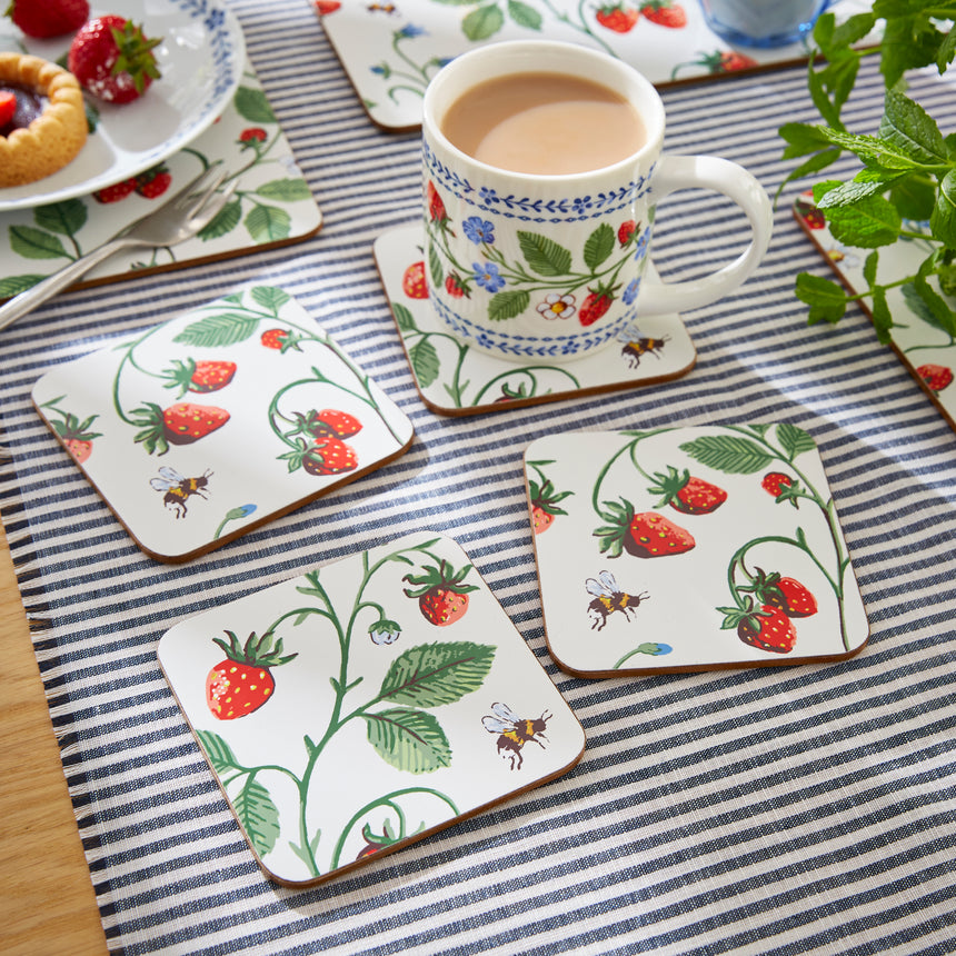 Ulster Weavers Strawberry Patch Coaster 4 Pack
