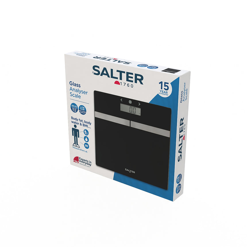 Salter Glass Body Analyser Scale 9198B