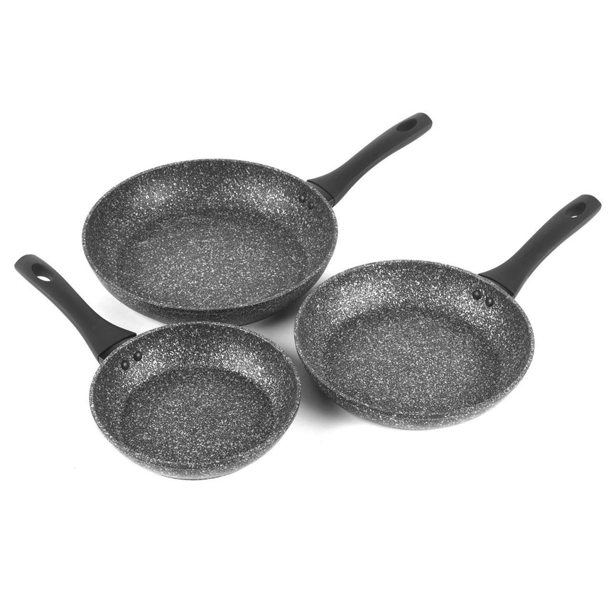 Salter Megastone 3 Piece Fry Pan Set BW06235S2