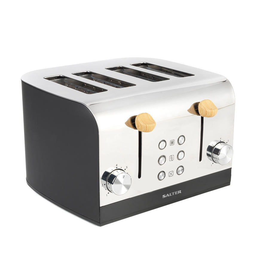 Salter Skandi 4-Slice Toaster Black