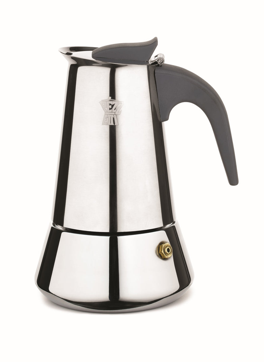 Pezzetti Steelexpress Stainless Steel Coffee Maker 4C