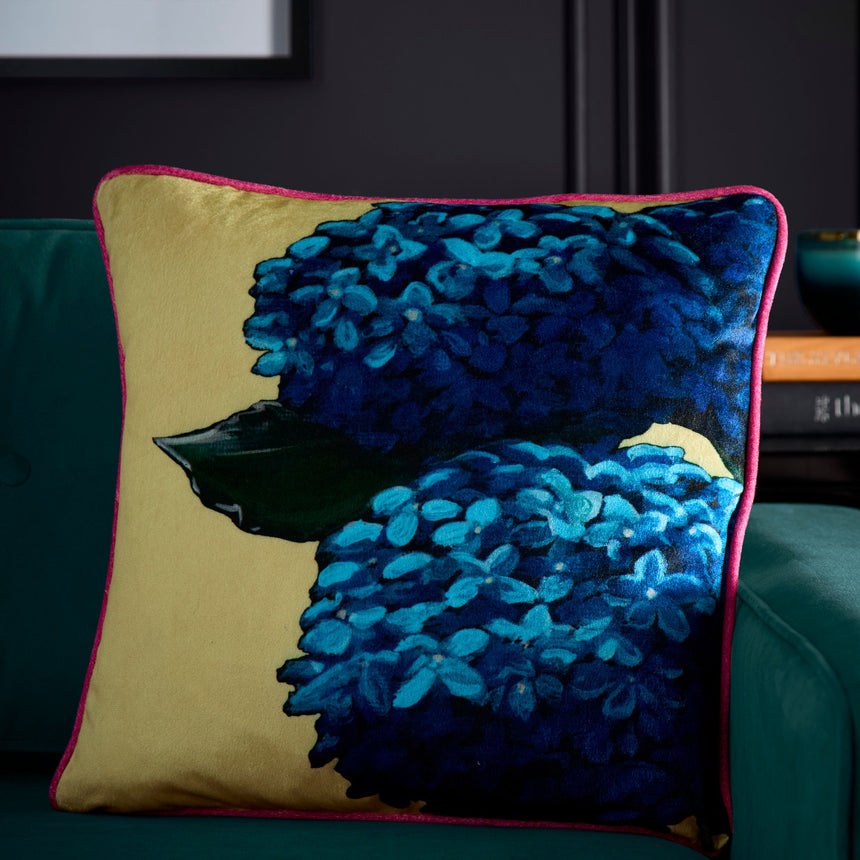 LLB Hiyah Hydrangea Lime 43x43cm Cushion Cover