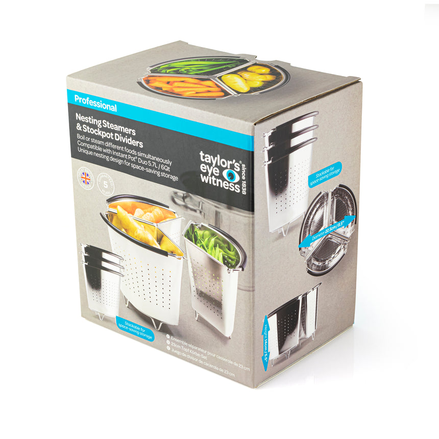 Taylors Nesting Steamers & Pan Divider Set