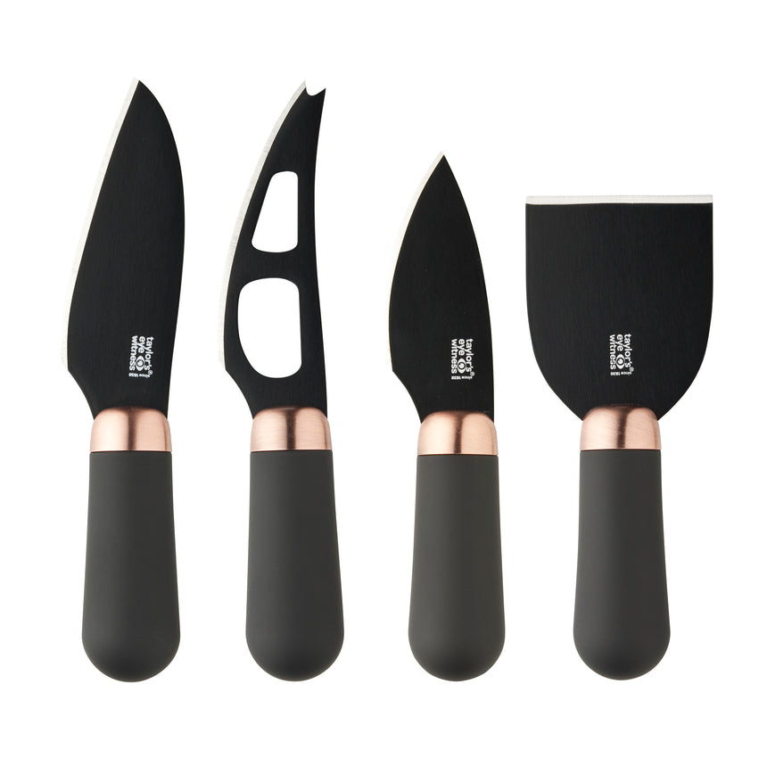 Taylors Brooklyn Copper 4pc Cheese Knife Set