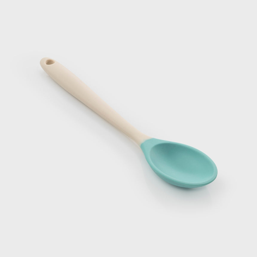 Taylors Mini Silicone Spoon 21cm - Buttermilk/Turquoise