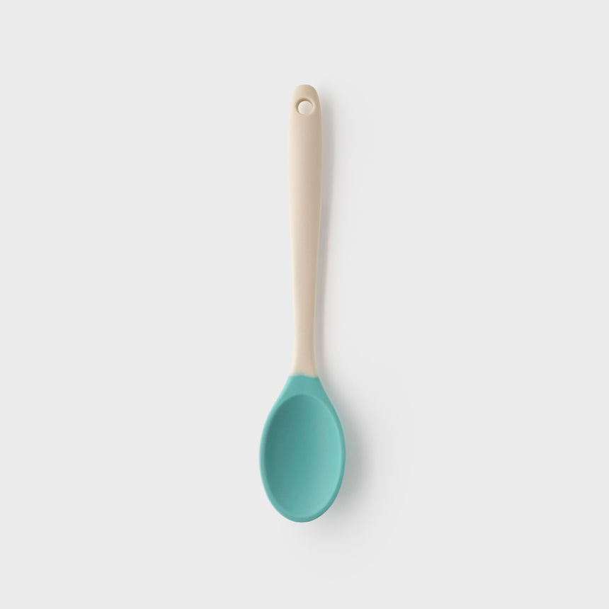 Taylors Mini Silicone Spoon 21cm - Buttermilk/Turquoise