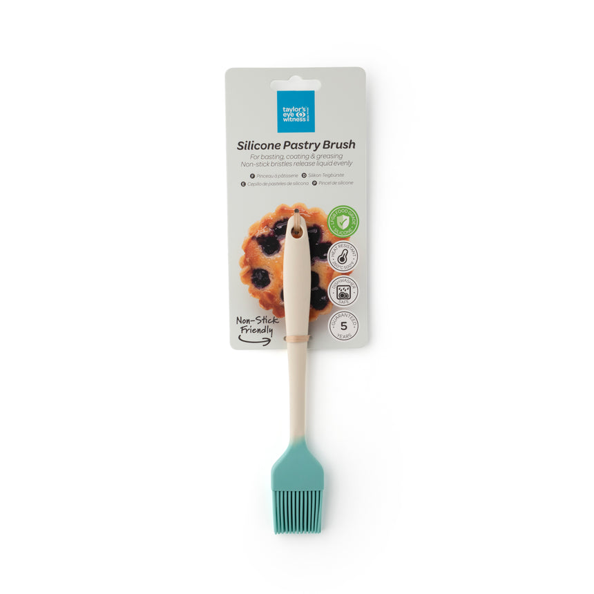 Taylors Silicone Brush 20cm - Buttermilk/Turquoise