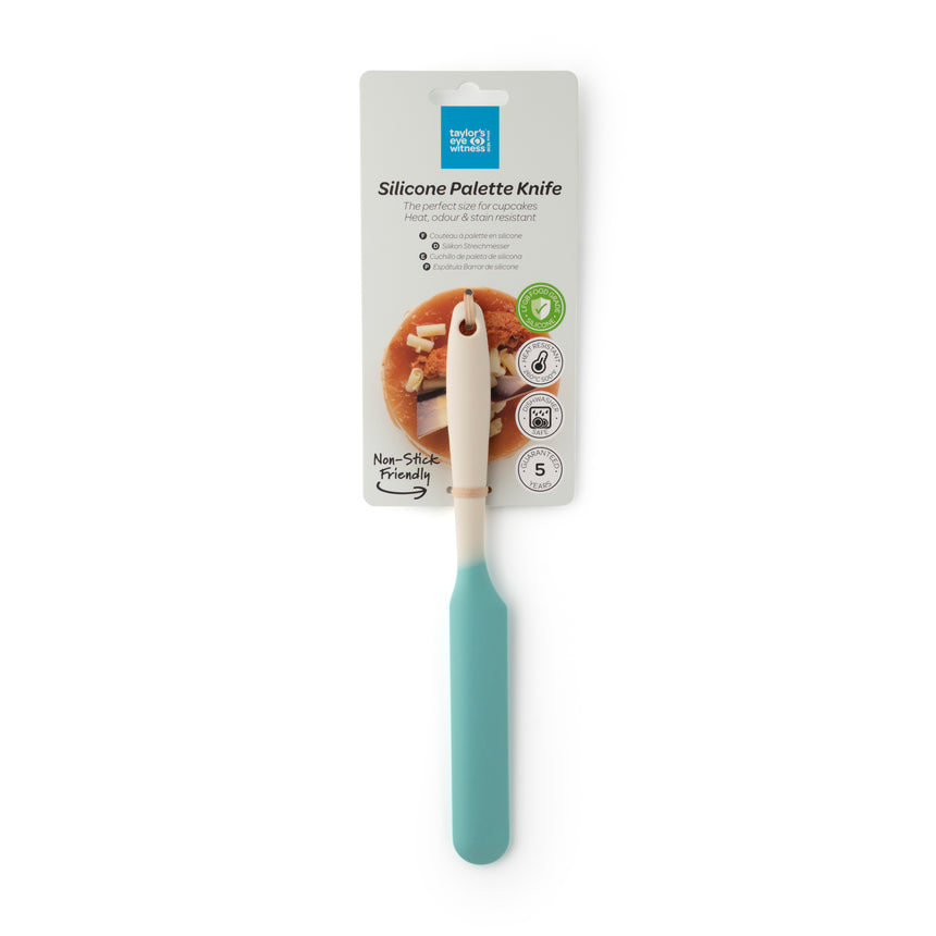 Taylors Mini Silicone Palette Knife 24cm - Buttermilk/Turq