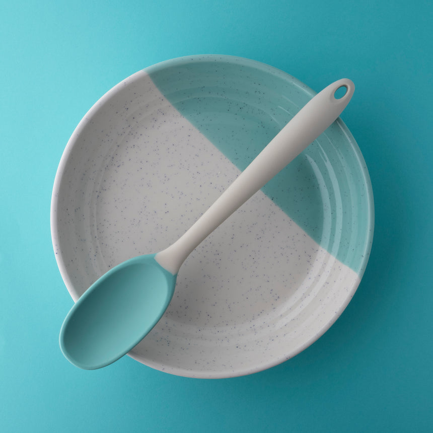 Taylors Silicone Spoon 28cm - Buttermilk/Turquoise