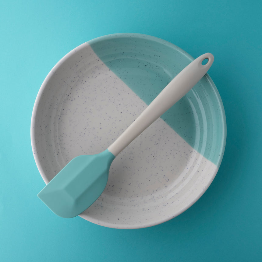 Taylors Silicone Spatula 27cm - Buttermilk/Turquoise
