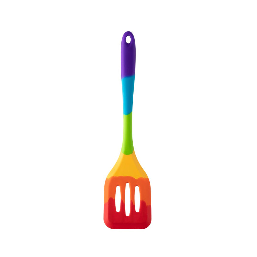 Taylors Rainbow Silicone Slotted Turner